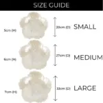 Homeko Floral Shaped Glass Decorative Bowl