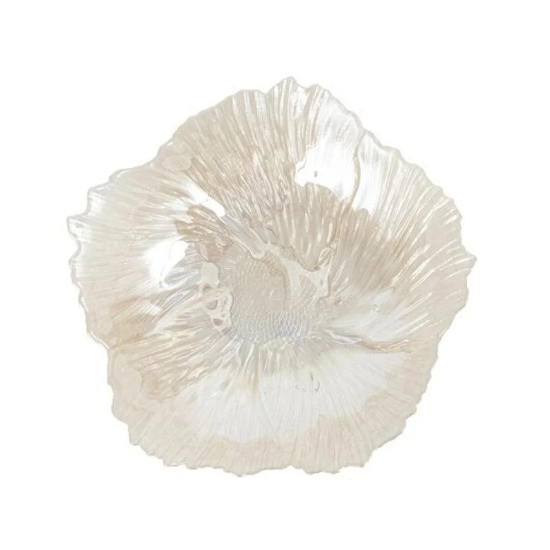 Homeko Floral Shaped Glass Decorative Bowl -