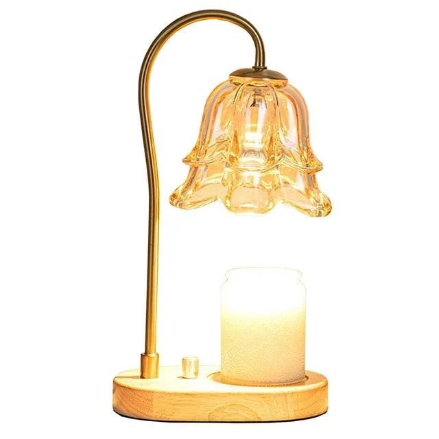 Homeko Flower Candle Warmer Table Lamp -