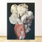 Homeko Flower Love Canvas Paintings