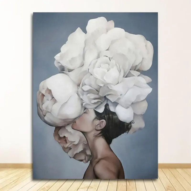 Homeko Flower Love Canvas Paintings