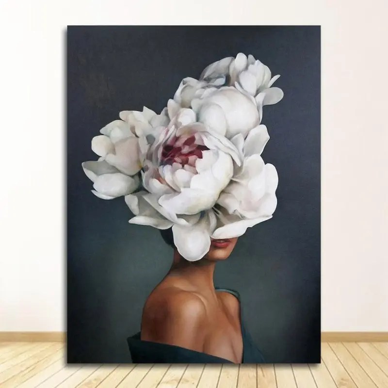 Homeko Flower Love Canvas Paintings
