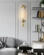 Homeko Fluted Glass Wall Sconce
