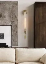 Homeko Fluted Glass Wall Sconce