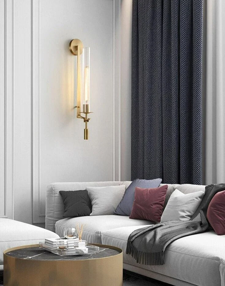 Homeko Fluted Glass Wall Sconce -