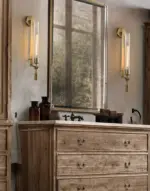 Homeko Fluted Glass Wall Sconce