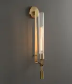 Homeko Fluted Glass Wall Sconce
