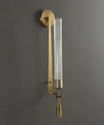 Homeko Fluted Glass Wall Sconce