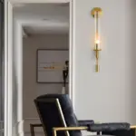 Homeko Fluted Glass Wall Sconce