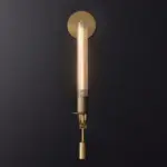 Homeko Fluted Glass Wall Sconce