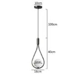 Homeko Frame Glass Sphere Pendant