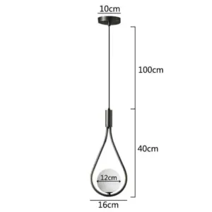 Homeko Frame Glass Sphere Pendant