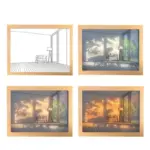 Homeko Framed LED Color Changing Paintings