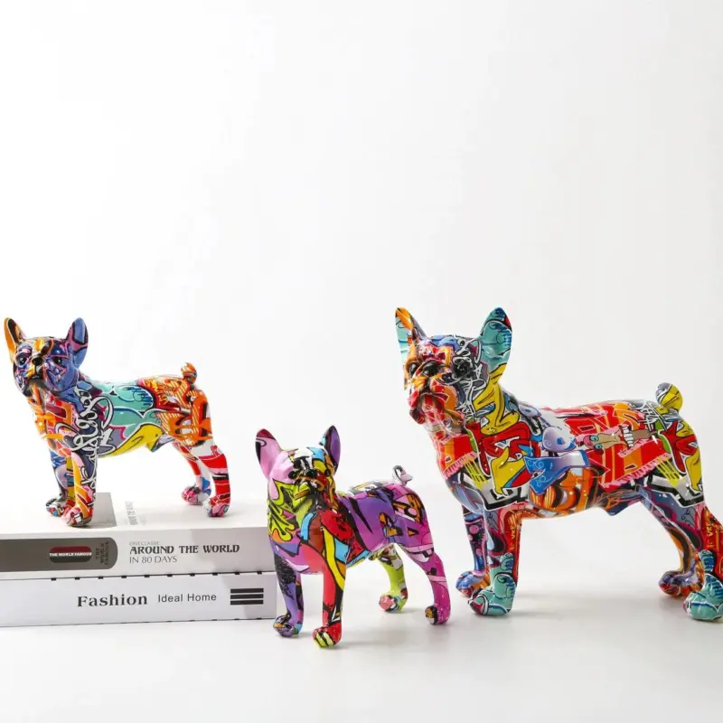 Homeko_French_Bulldog_Graffiti_Painted_Statue_-_-4236037 Homeko French Bulldog Graffiti Painted Statue