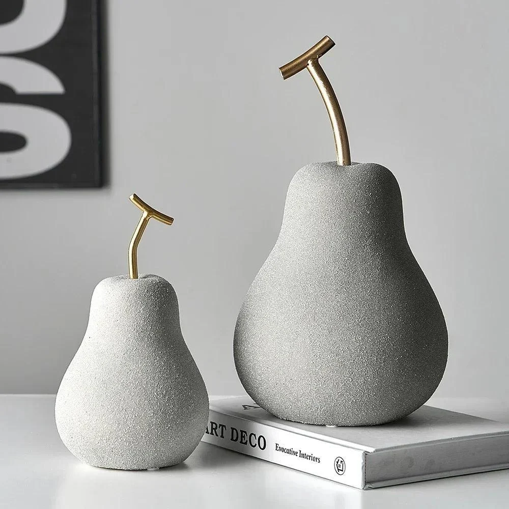 Homeko Fruit Statue Shelf Decor -