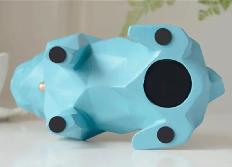 Homeko Geometric Bull Dog Piggy Bank