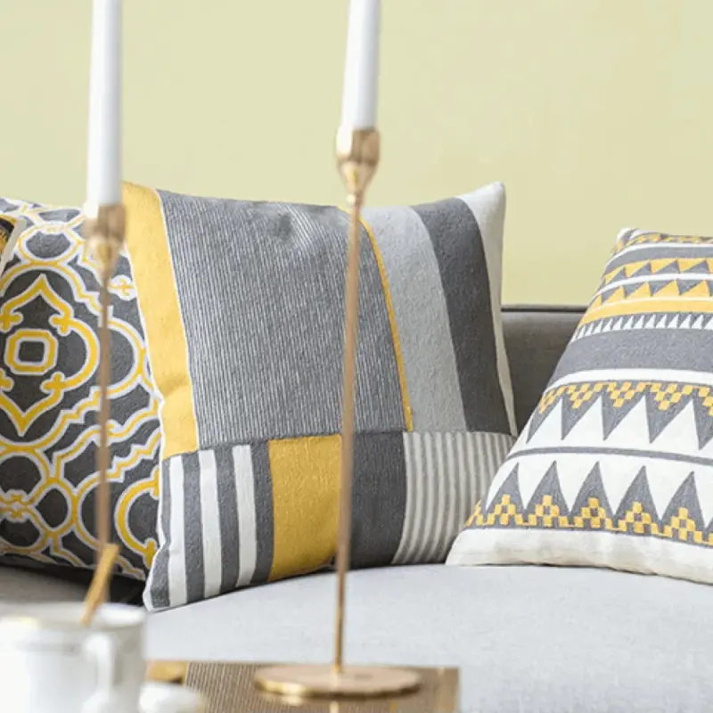 Homeko Geometric Pillow Covers