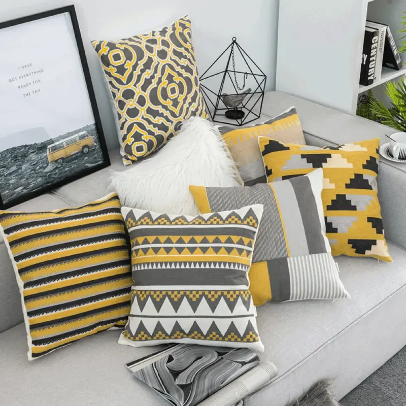 Homeko Geometric Pillow Covers