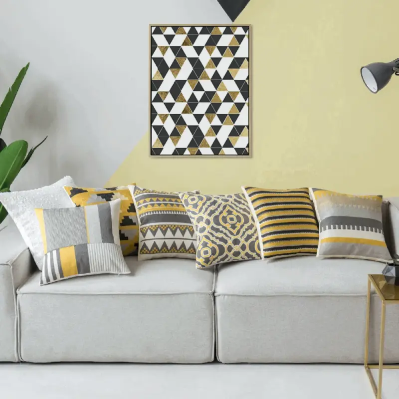 Homeko Geometric Pillow Covers