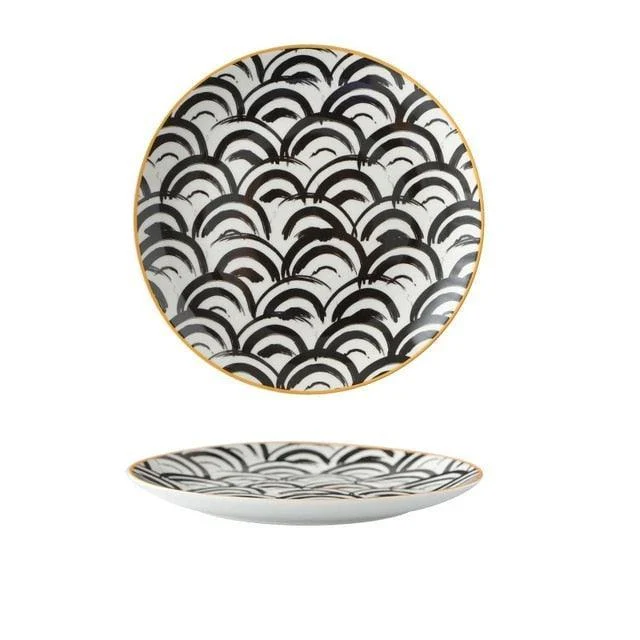 Homeko Geometric Plate Collection -