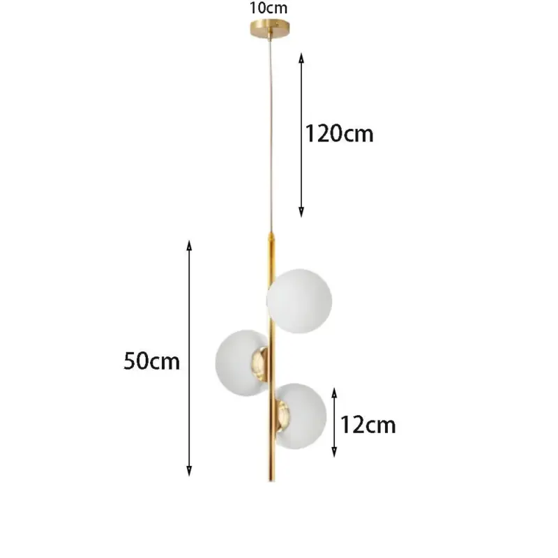 Homeko Glass Ball Pendant Light