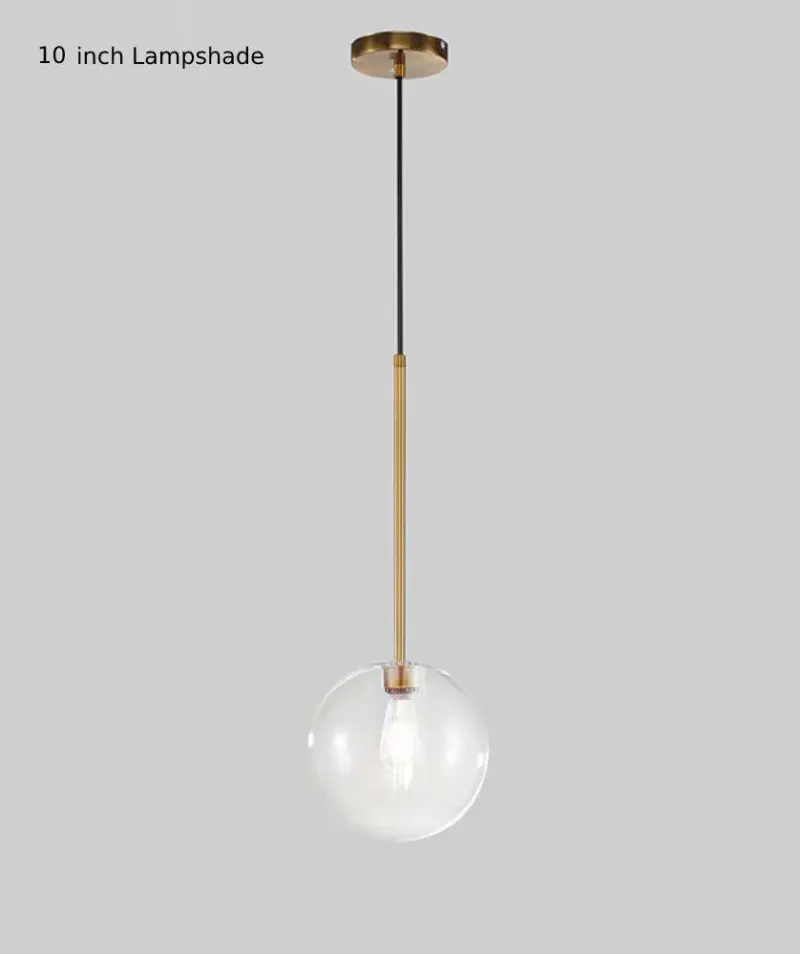 Homeko Glass Ball Pendant Lights