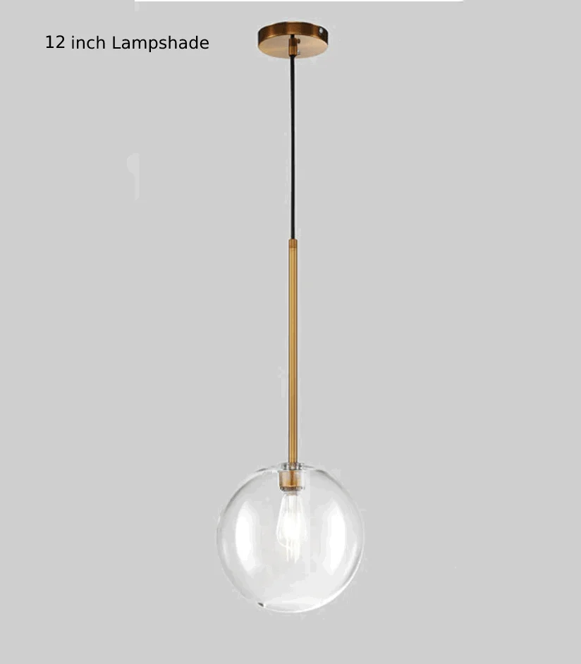 Homeko Glass Ball Pendant Lights -