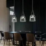 Homeko Glass Belt Suspension Pendant Lamp