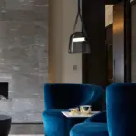 Homeko Glass Belt Suspension Pendant Lamp