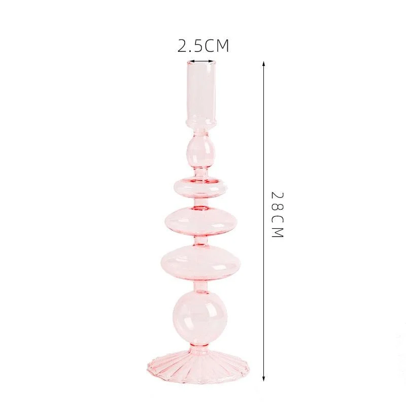 Homeko Glass Candle Holders -