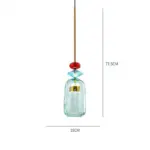 Homeko Glass Candy Pendant Lights