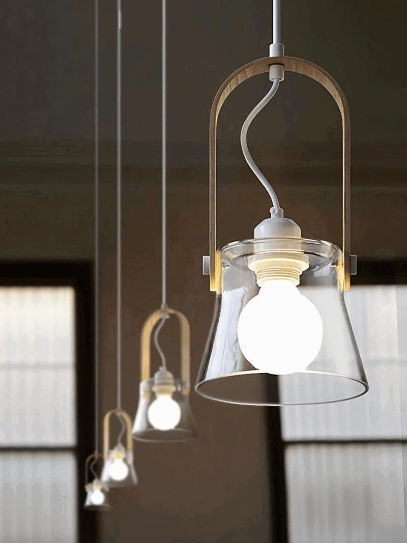 Homeko Glass Castle Pendant Light -