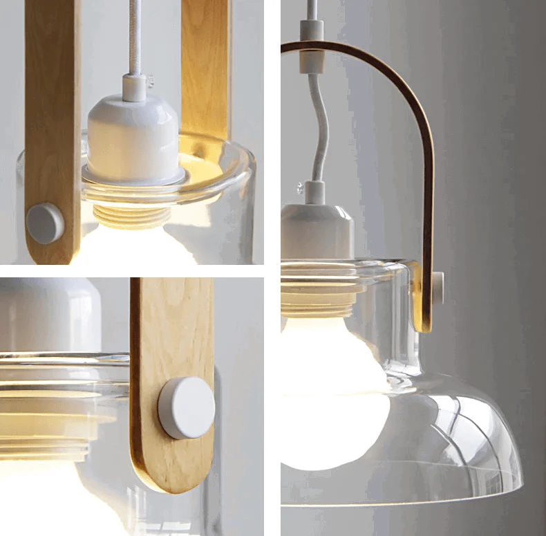 Homeko Glass Castle Pendant Light -