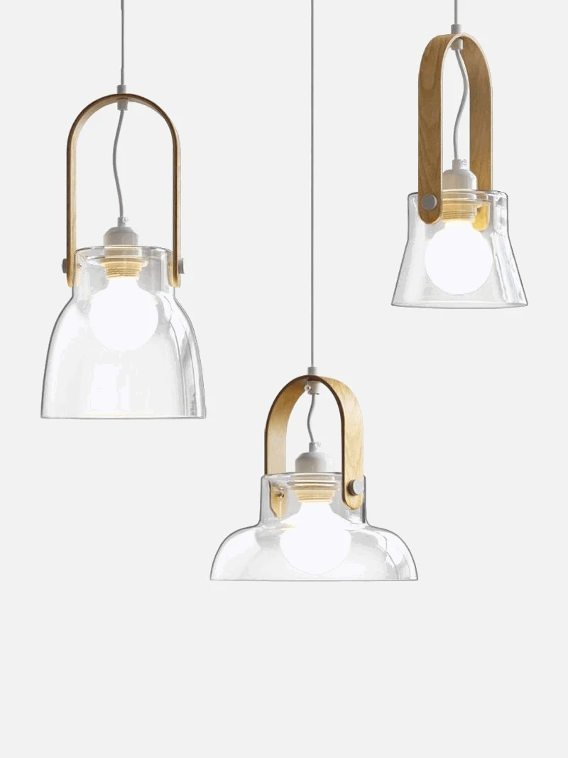 Homeko Glass Castle Pendant Light -