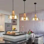 Homeko Glass Coated Wood Pendant Lights