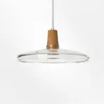 Homeko Glass Coated Wood Pendant Lights