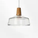 Homeko Glass Coated Wood Pendant Lights
