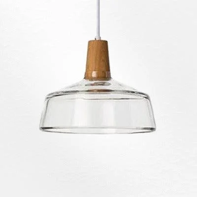 Homeko Glass Coated Wood Pendant Lights -