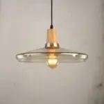 Homeko Glass Coated Wood Pendant Lights