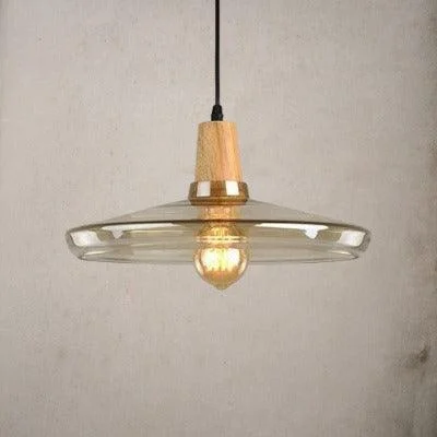 Homeko Glass Coated Wood Pendant Lights -