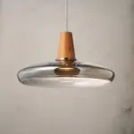 Homeko Glass Coated Wood Pendant Lights
