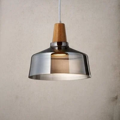 Homeko Glass Coated Wood Pendant Lights -