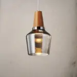 Homeko Glass Coated Wood Pendant Lights
