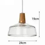 Homeko Glass Coated Wood Pendant Lights