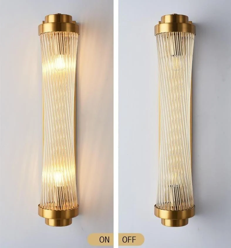 Homeko Glass Column Wall Sconce -