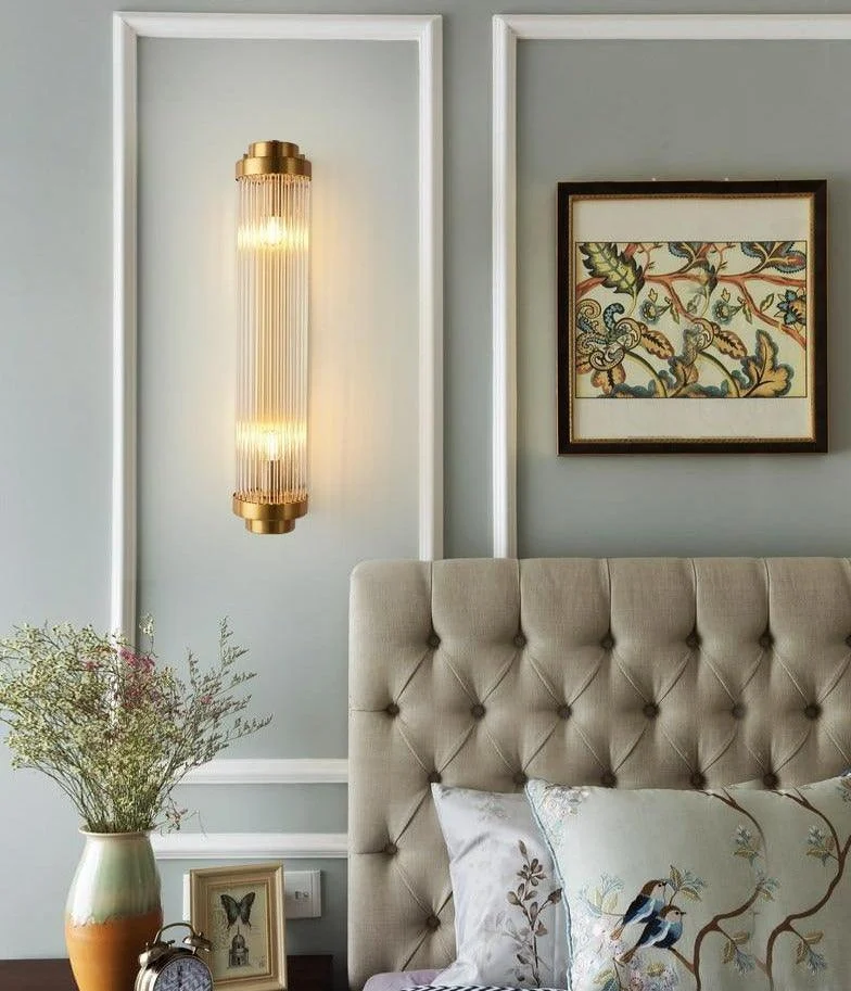 Homeko Glass Column Wall Sconce -