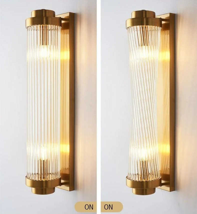 Homeko Glass Column Wall Sconce -