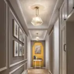 Homeko Glass Crystal Ceiling Light