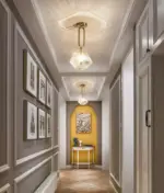 Homeko Glass Crystal Ceiling Light