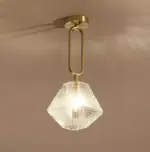 Homeko Glass Crystal Ceiling Light